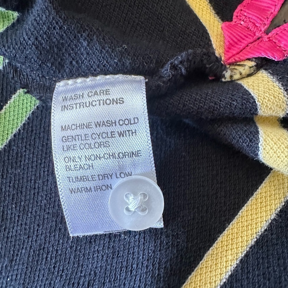 Vintage Payne Stewart Retro Golf Polo Shirt - Mens Size Medium - Black and Neon - Picture 4 of 4